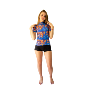 Lycra manga corta teens unisex
